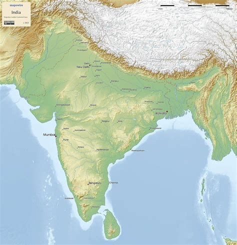 Free Maps of India | Mapswire