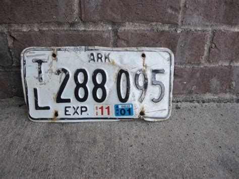 Arkansas license plate by Runningpuma24 on Etsy