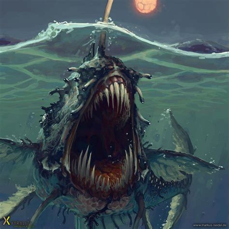 Soul Seeker, Markus Neidel | Ocean monsters, Sea monster art, Creature artwork