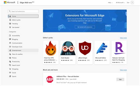 What Are Extensions In Microsoft Edge