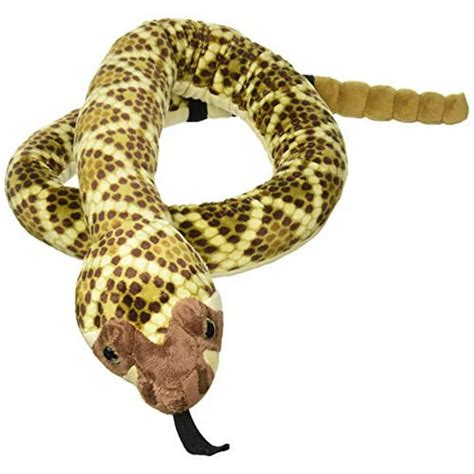 Wild Republic Snake Plush, Stuffed Animal, Plush Toy, Gifts for Kids, Western Diamondback 70 ...