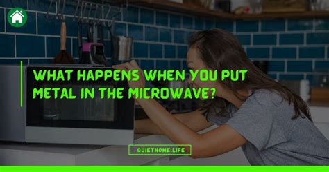 Why Does Metal Spark In The Microwave? (Science Behind It...!) | Quiet Home Life