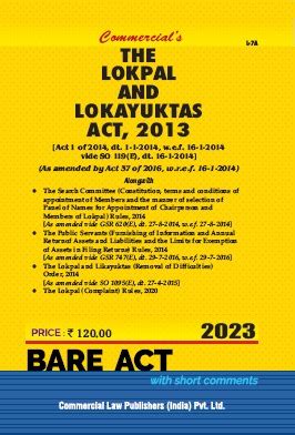 Lokpal and Lokayuktas Act, 2013 | Commercial Law Publisher