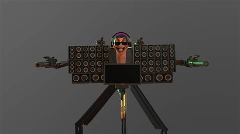 Upgraded Dj Skibidi Toilet - Download Free 3D model by ААА? (@es4674569 ...