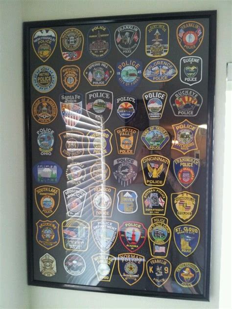 Police patch collection | Patches display, Police patches display ...