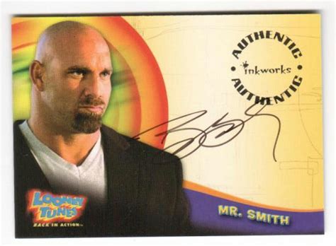 Inkworks Looney Tunes Back In Action Bill Goldberg Autograph Card | DA ...