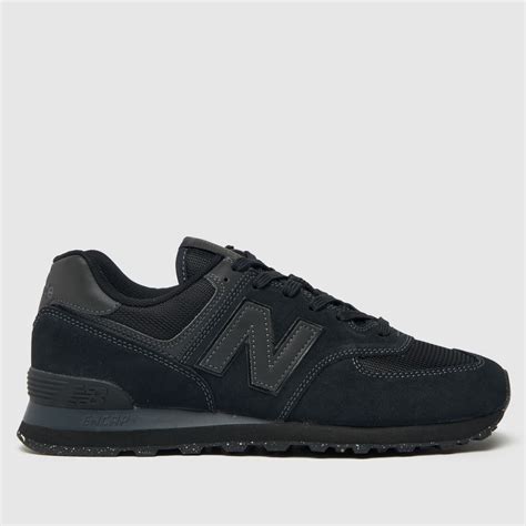 Mens Black New Balance 574 Trainers | schuh