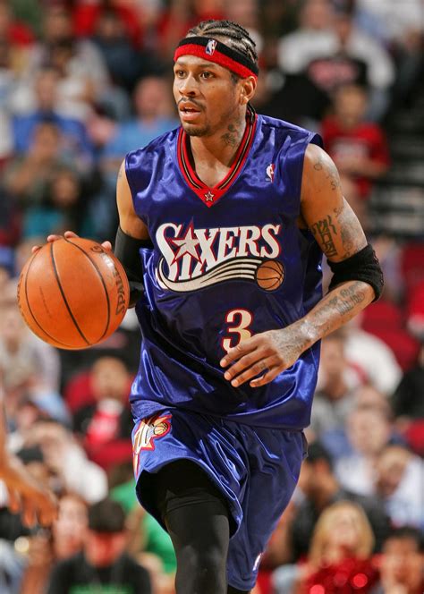 Sporting News: Philadelphia 76ers Allen Iverson against the...