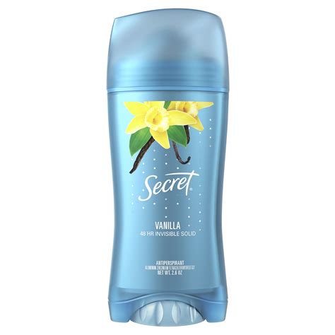 Secret Invisible Solid Antiperspirant Deodorant Vanilla 2.6 oz ...