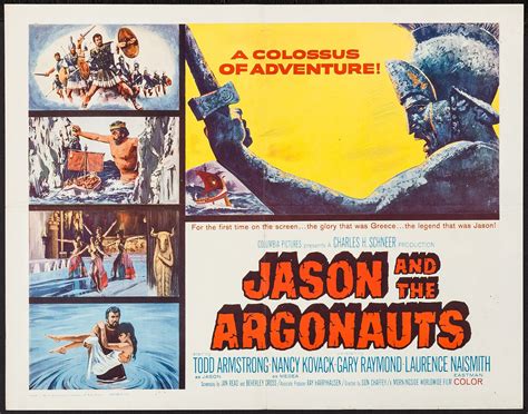 Jason and the Argonauts (1963) | Jason and the argonauts, Animated movie posters, Old movie posters