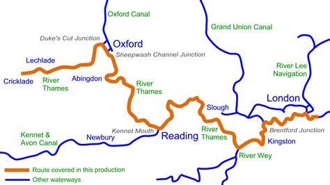 River Thames (All) Cruising Map for Download – Waterway Routes