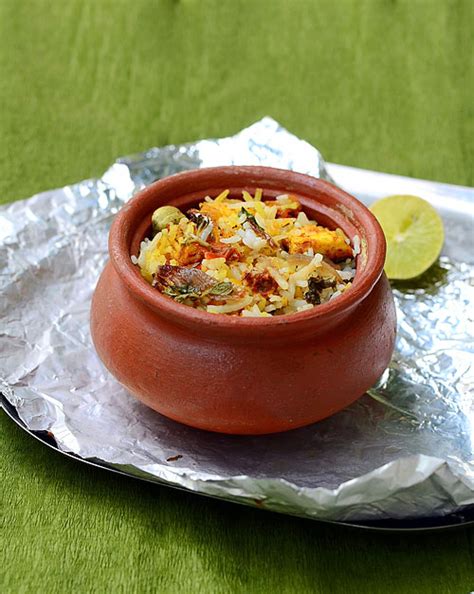 Pot Biryani Recipe/Matka Biryani-Vegetarian Version | Chitra's Food Book