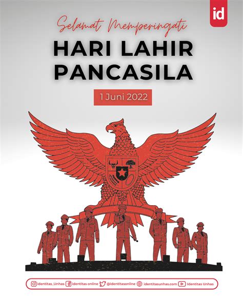 Ucapan Selamat Memperingati Hari Lahir Pancasila - identitas Unhas