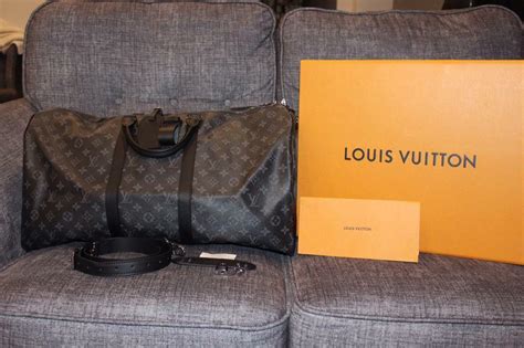 LOUIS VUITTON KEEPALL BANDOULIÈRE 55 Monogram eclipse | in Walsall ...