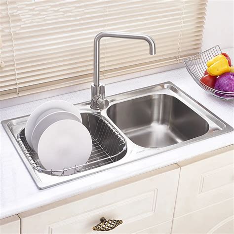 Aliexpress.com : Buy 304# Stainless Steel Kitchen Sink faucet kitchen accessories 82*45*23cm ...