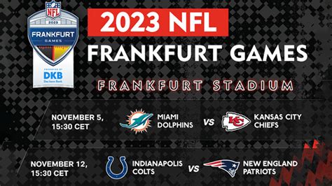 Die NFL kommt 2023 mit zwei Spielen im November nach Frankfurt! | Alle Infos & Tickets ...