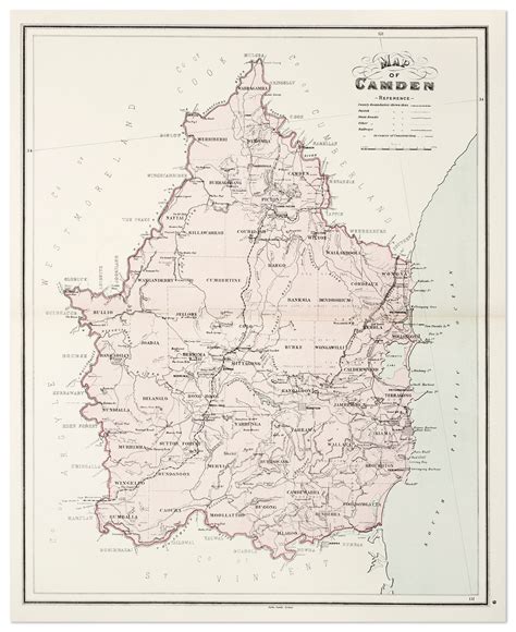 Map of Camden - Antique Print Map Room