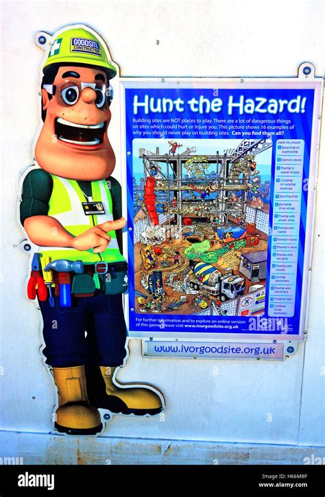 Building site hazard hunting poster hi-res stock photography and images - Alamy