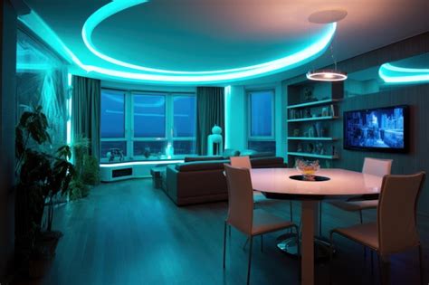 Premium AI Image | Modern interior design private lights Generate Ai