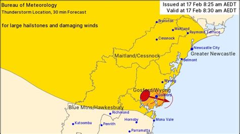 NSW weather: Thunderstorm brings heavy rain, strong winds | Daily Telegraph