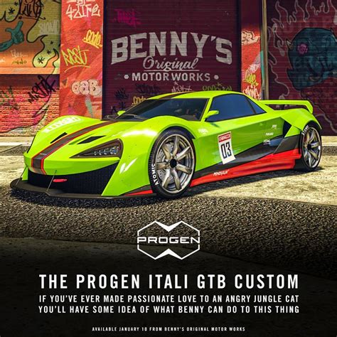 Progen Itali GTB Custom Now Available in GTA Online | Alienware Arena