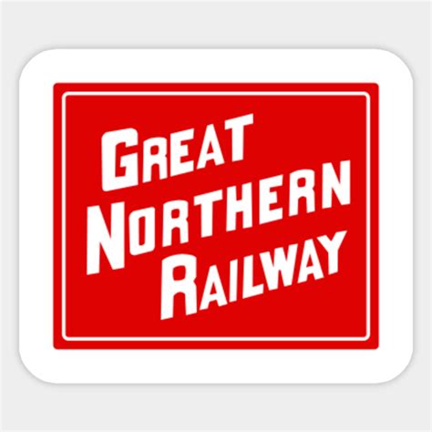 Great Northern Railway original logo - Great Northern Railway Original Logo - Sticker | TeePublic