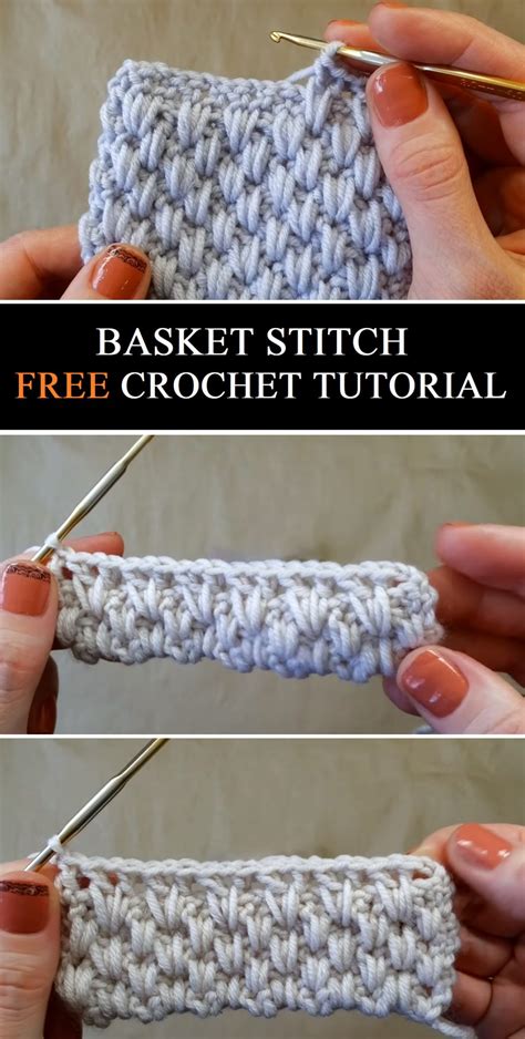 Basket Stitch – Free Crochet Tutorial – Design Peak