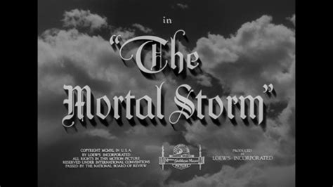 The Mortal Storm (1940) [Warner Archive Blu-ray review] | AndersonVision