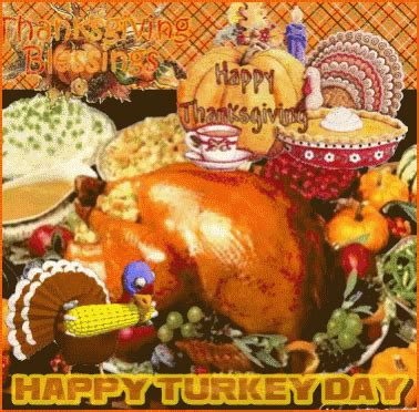 Happy Turkey Day Turkey Dinner GIF - HappyTurkeyDay TurkeyDinner Turkey ...