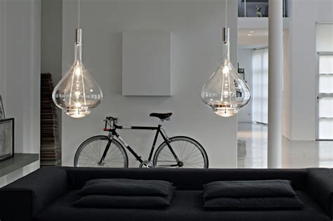 Suspension luminaire design pour salon - maison parallele