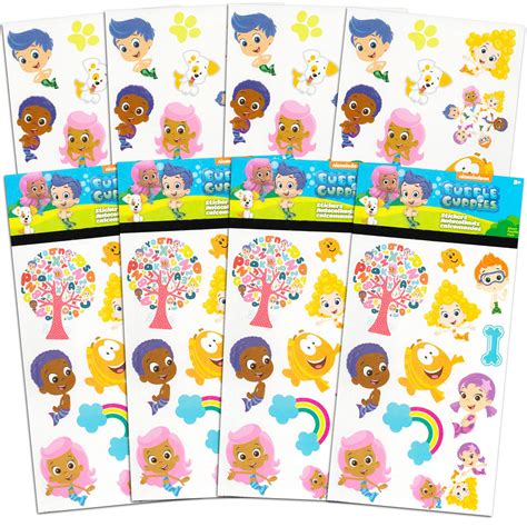 Buy Bubble Guppies Stickers Party Favors Set ~ Bundle Includes Over 100 ...