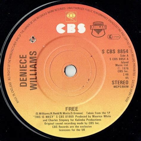 Deniece Williams – Free (1980, Vinyl) - Discogs