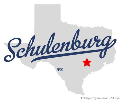 Map of Schulenburg, TX, Texas