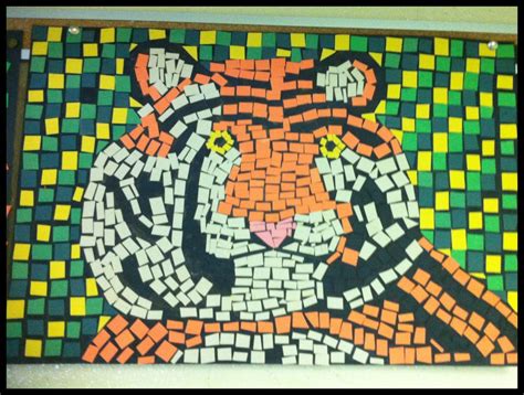 Day 172: Paper Mosaic Art | Paper mosaic art: taught by a ve… | Flickr