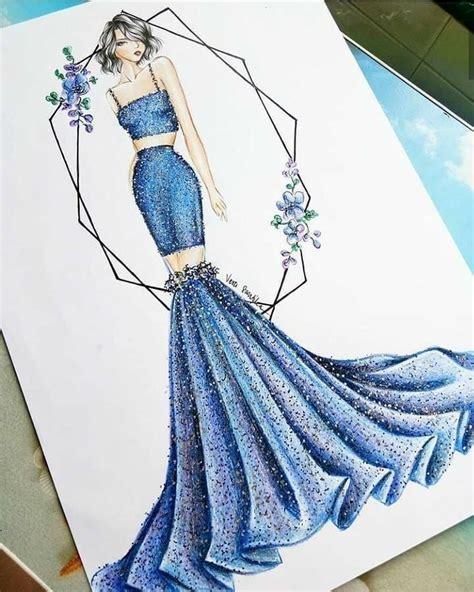 Pin by Touil Iman on Artwork Gallery | Fashion illustration sketches dresses, Fashion drawing ...