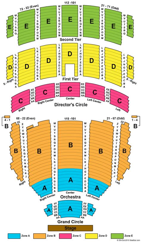 Benedum Center Seating Chart | Benedum Center Event Tickets & Schedule