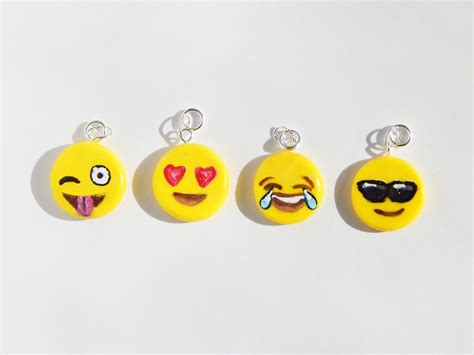 Emoji Charms Polymer Clay Emoji Emoji Emoticon Emoji