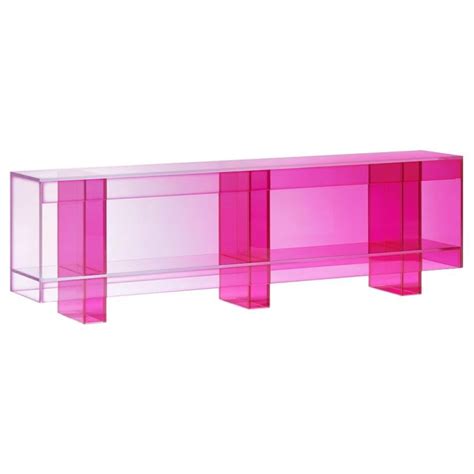 Studio Buzao, Null Side Shelf Hot Pink Edition, Laminated Glass ...