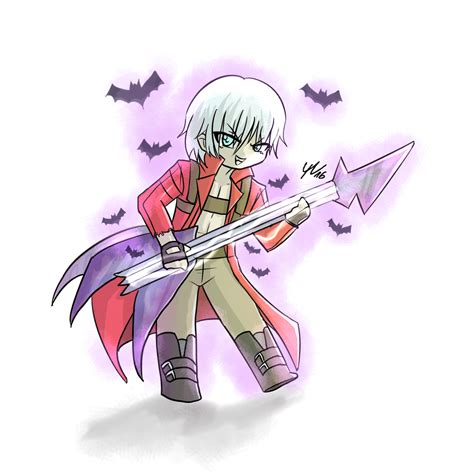 Hellish Rockstar [Chibi Dante] by YamiMidna on DeviantArt