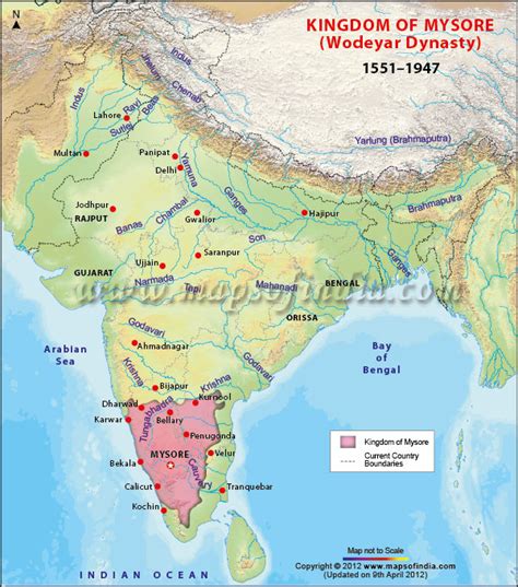 Map Of India Mysore - Alvera Marcille