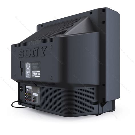 colour tv sony trinitron 3d model