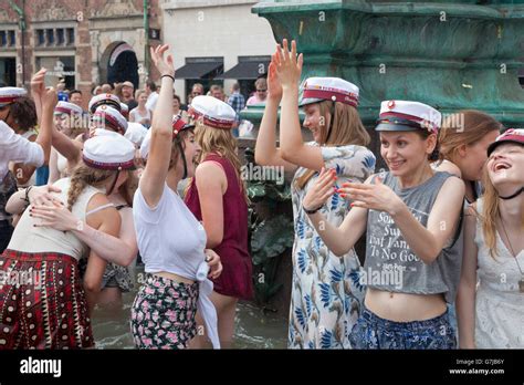 Danish students celebrate their high school, grammar school, graduation ...