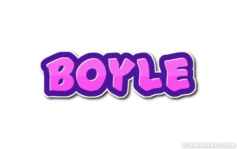 Boyle Logo | Free Name Design Tool from Flaming Text