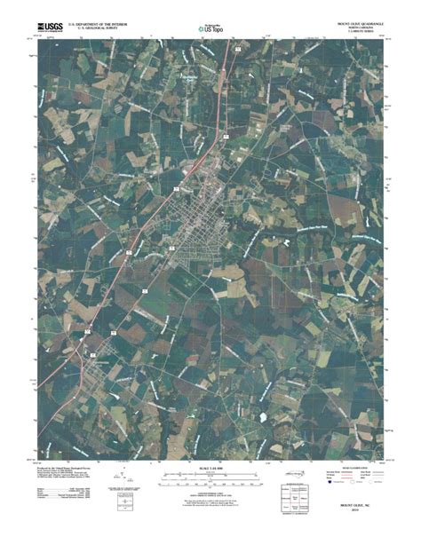 Mount Olive, NC (2010, 24000-Scale) Map by United States Geological ...