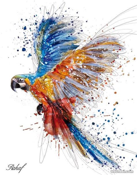 50 Beautiful Bird Paintings from famous artists - Part 2 | Art painting, Watercolor art, Art works