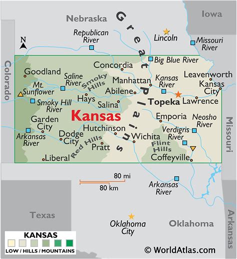 Kansas Maps & Facts - World Atlas