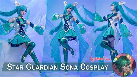 LOL Star Guardian Sona Cosplay Showcase｜Lemail Wig - YouTube