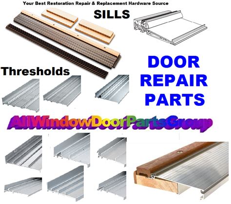 Sliding Patio Door Threshold Replacement Parts | All Sizes | BiltBest ...