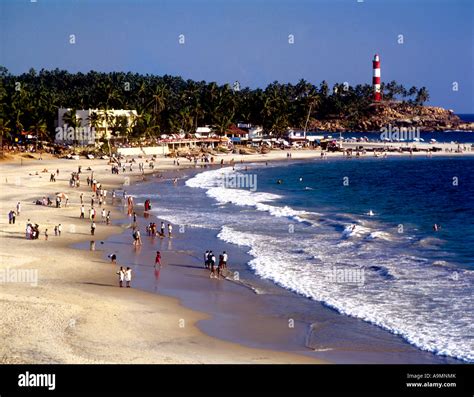 KOVALAM BEACH TRIVANDRUM KERALA Stock Photo - Alamy