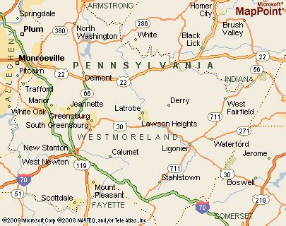 Where is Latrobe, Pennsylvania? see area map & more